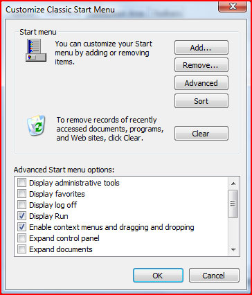 Customize Start Menu