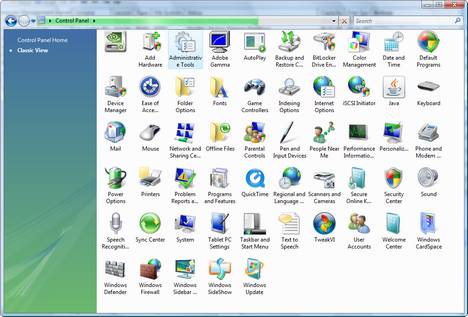 Administrative Tools