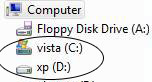 Drive Letters in Windows Vista