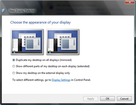 Windows Mobility Center
