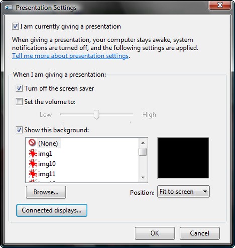 Windows Mobility Center