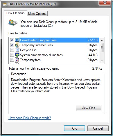 Disk Cleanup