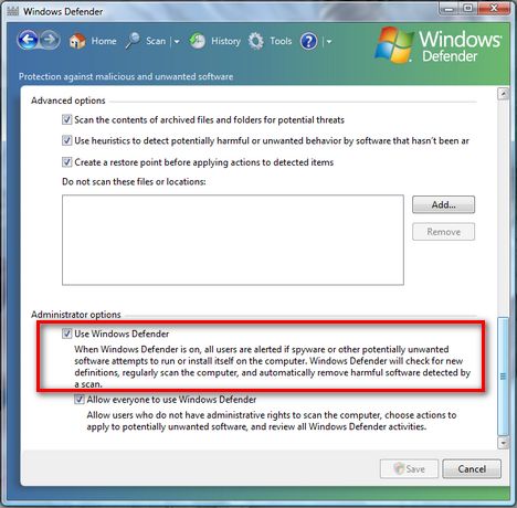 Windows Defender