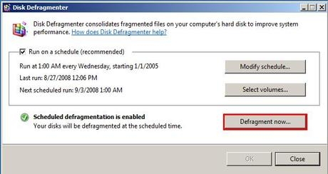 Disk Defragmenter