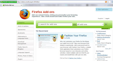 Firefox Extensions