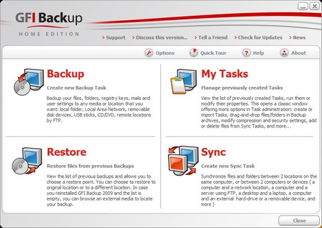 GFI Backup 2009 Home Edition