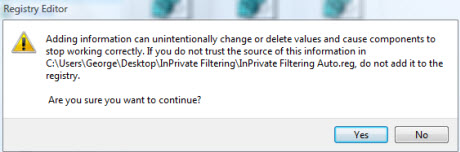 Internet Explorer 8 InPrivate Filtering