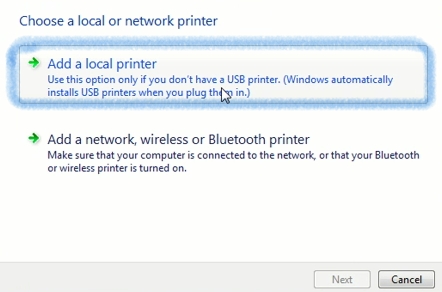 Printer Installation