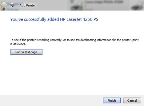 Printer Installation