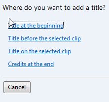 Windows Movie Maker
