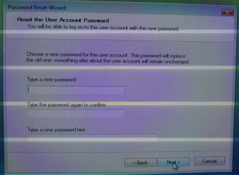 Forgotten Password Wizard