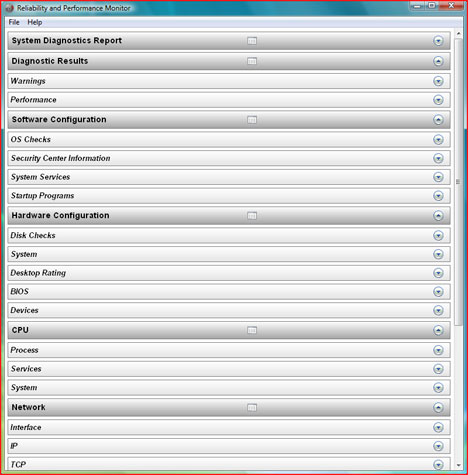 Reliability and Performance Monitor