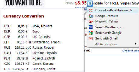Internet Explorer 8 Add-ons