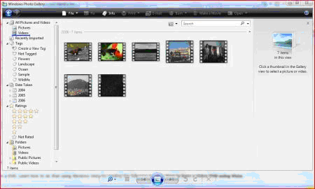 Windows Photo Gallery
