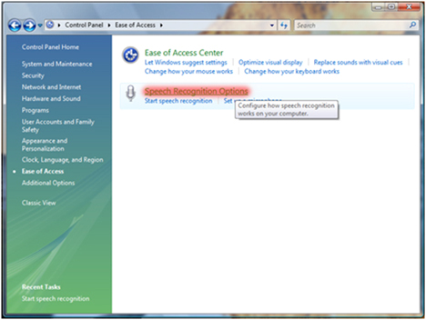 Windows Speech Recognition