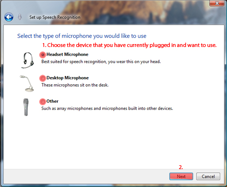 Windows Speech Recognition