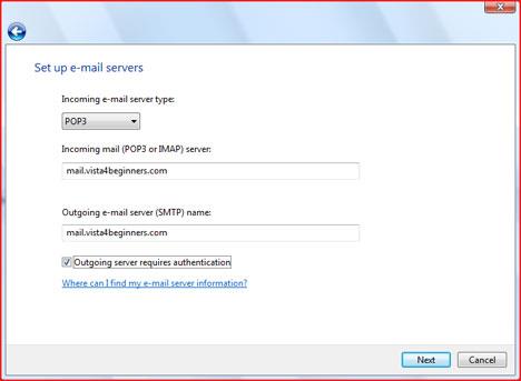 Windows Mail Wizard