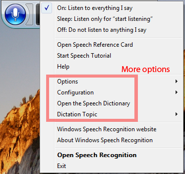 Windows Speech Recognition