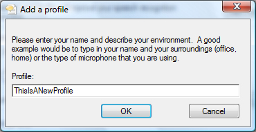 Windows Speech Recognition