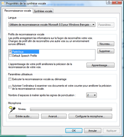 Windows Speech Recognition